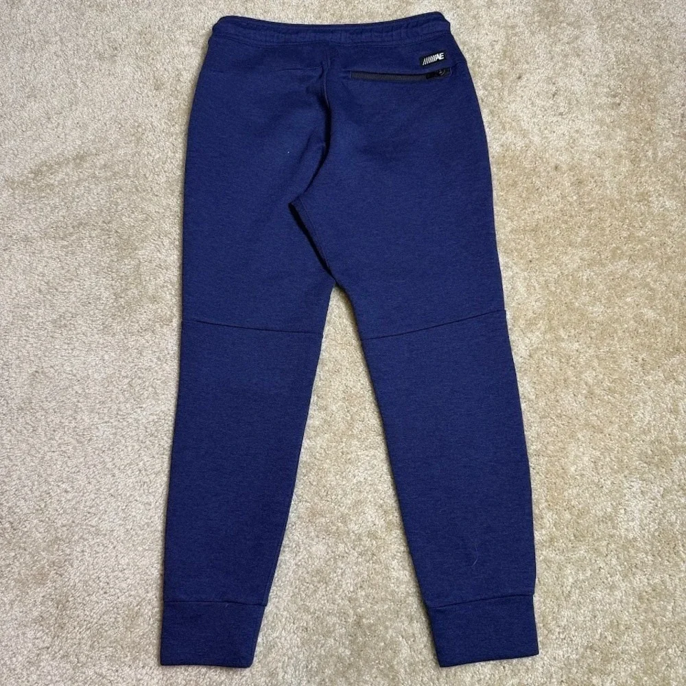 American Eagle AE Men's Jogger Sweatpants Small Blue Zip Pocket Tapered Athletic